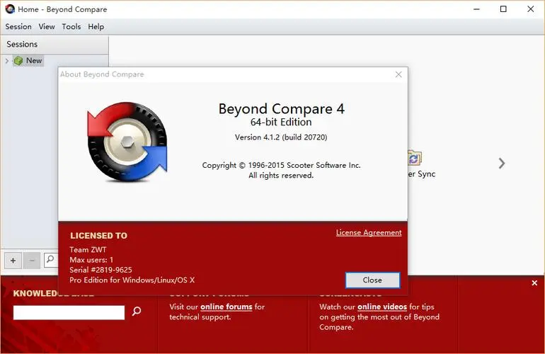 Beyond Compare v5.0.0.29773